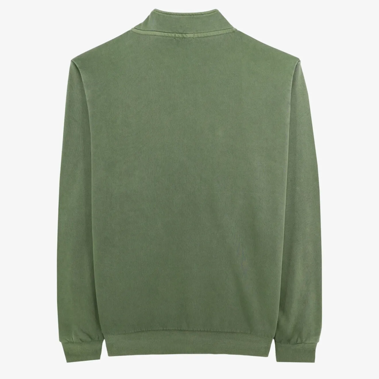 Sweats>SERGE BLANCO Sylvain army zipped collar sweatshirt ANTHRACITE