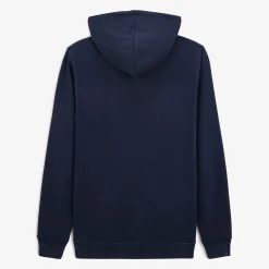 Sweats>SERGE BLANCO Sylvestre dark navy zipped sweatshirt TECK