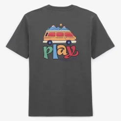 T-shirts|Tel Père, Tel Fils>SERGE BLANCO Teva Boy's T-shirt Anthracite Grey | CAMEL