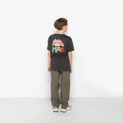 T-shirts|Tel Père, Tel Fils>SERGE BLANCO Teva Boy's T-shirt Anthracite Grey | CAMEL