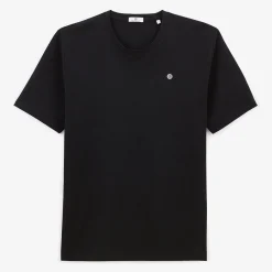 T-shirts>SERGE BLANCO Theo Black Men's T-shirt | BLANC