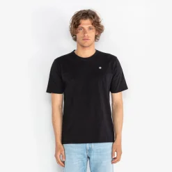 T-shirts>SERGE BLANCO Theo Black Men's T-shirt | BLANC