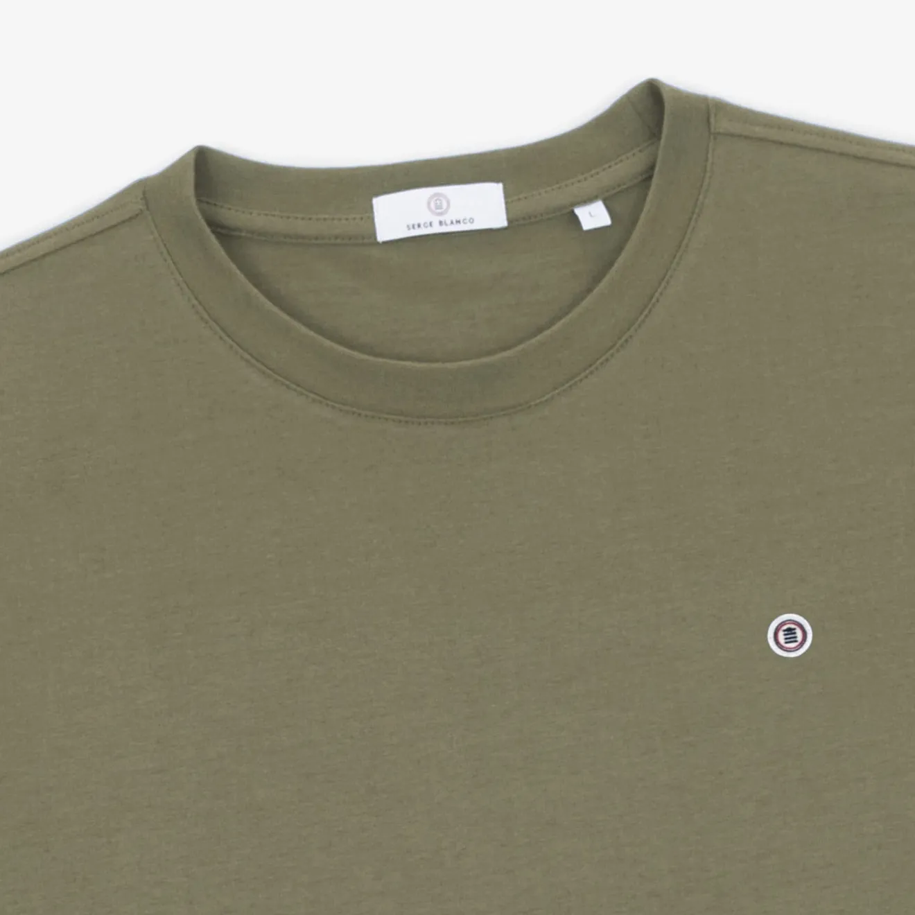 T-shirts|Tel Père, Tel Fils>SERGE BLANCO Theo Kaki Teak Boy's T-shirt | CIEL