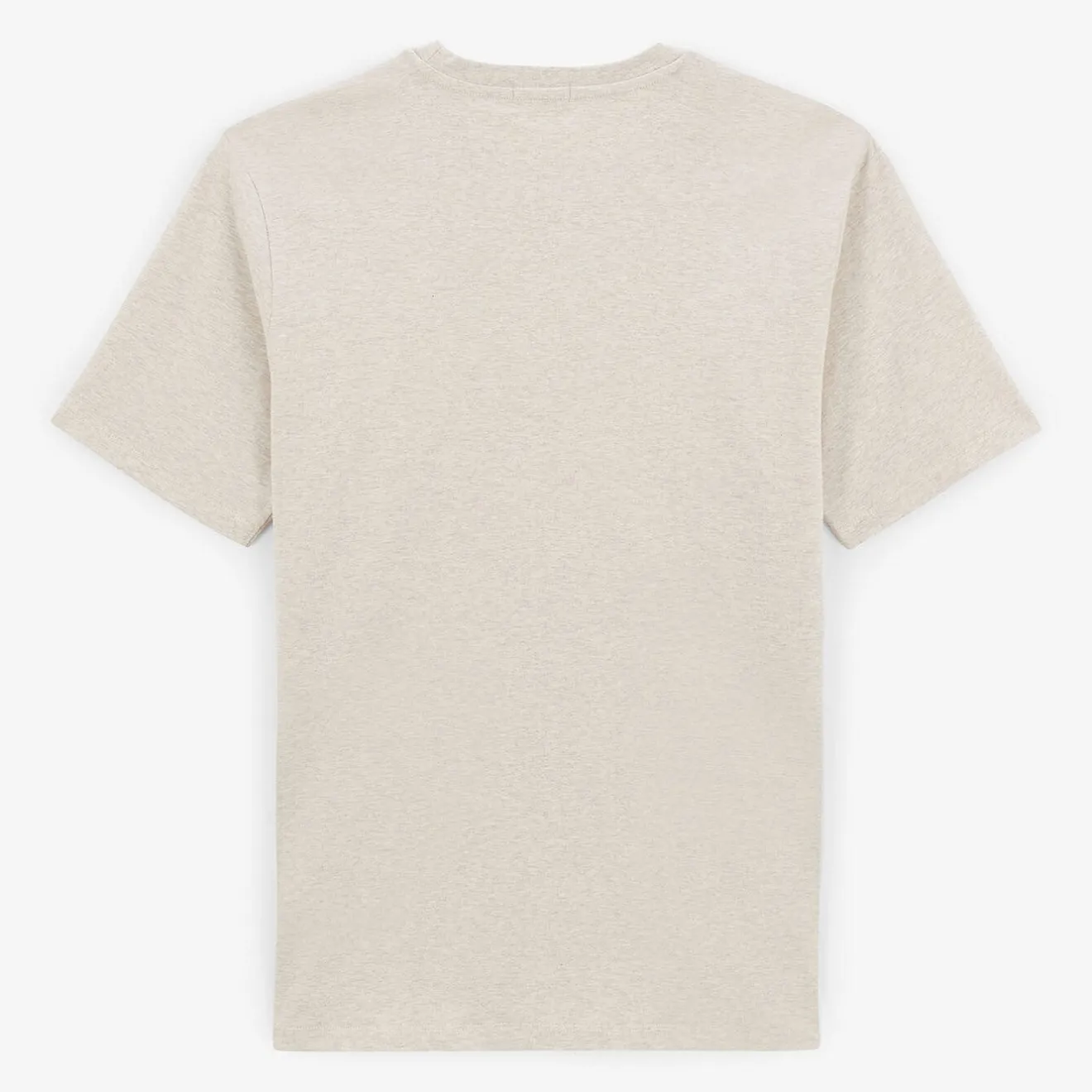 T-shirts>SERGE BLANCO Theo men's t-shirt in mottled beige cotton DARK NAVY