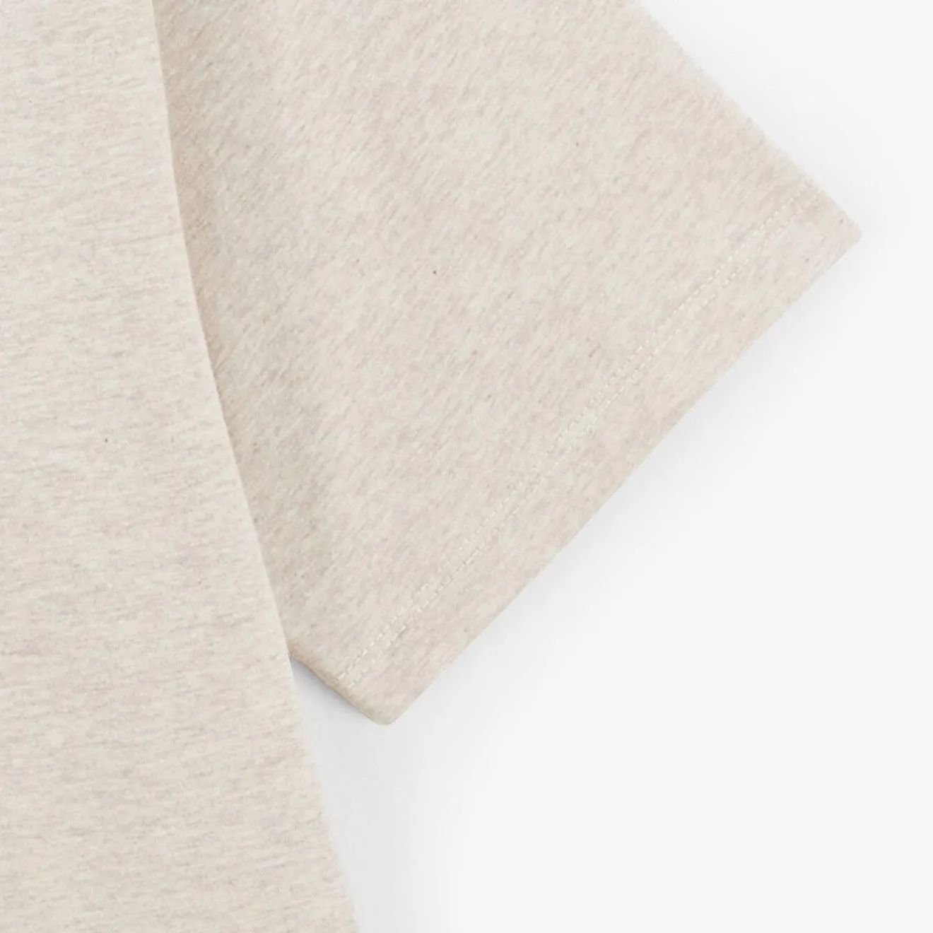 T-shirts>SERGE BLANCO Theo men's t-shirt in mottled beige cotton DARK NAVY