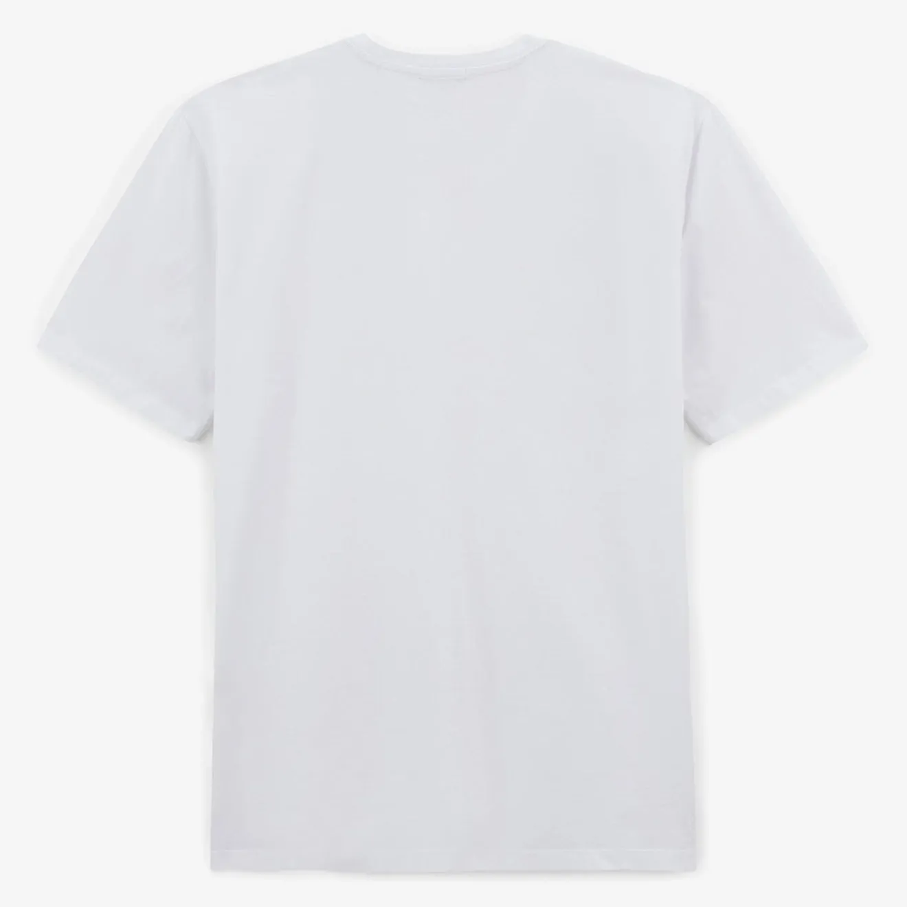 T-shirts|Tel Père, Tel Fils>SERGE BLANCO Theo White Cotton T-shirt for Men | DARK NAVY