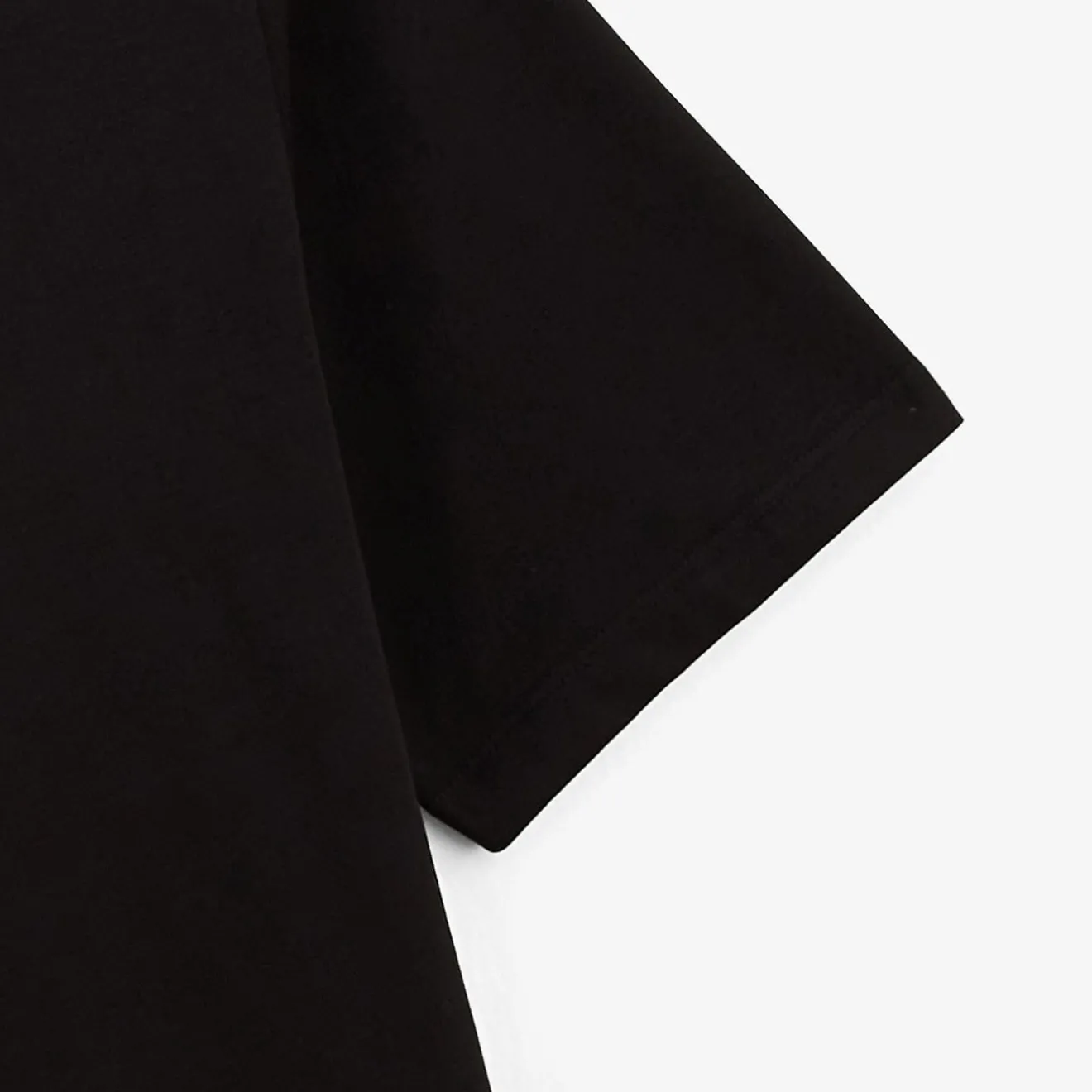 T-shirts>SERGE BLANCO Thibault V-neck T-shirt Black Men | BLEU INDIGO