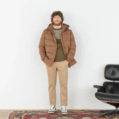 Doudounes>SERGE BLANCO Tignes Fawn Down Jacket ANTHRACITE