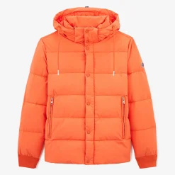 Doudounes>SERGE BLANCO Tignes fluorescent orange down jacket MILITAIRE