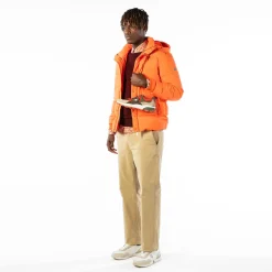 Doudounes>SERGE BLANCO Tignes fluorescent orange down jacket MILITAIRE