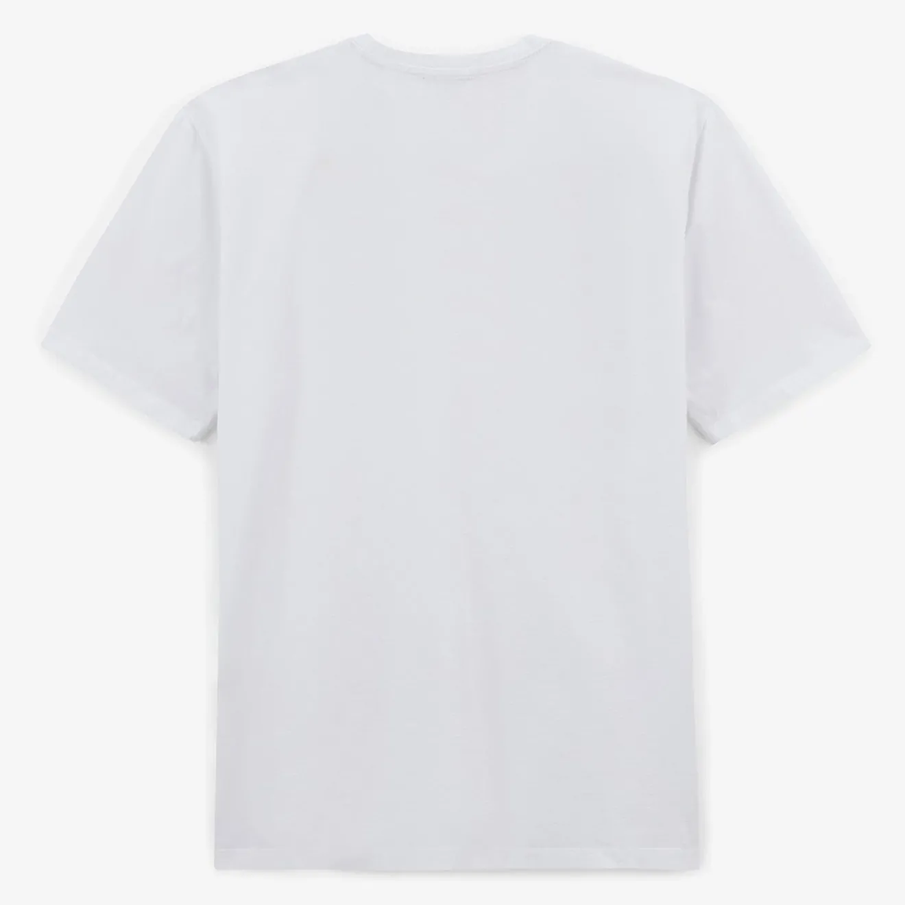 T-shirts>SERGE BLANCO Tigran White Round Neck T-shirt for Men | ARDOISE