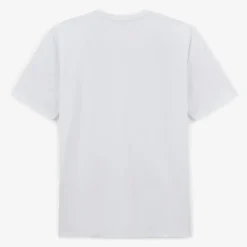 Ligne Play|T-shirts>SERGE BLANCO Todd White Round Neck T-shirt for Men | dark navy