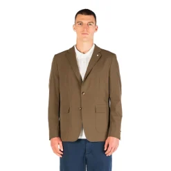 Blazers>SERGE BLANCO Tom military jacket MARINE
