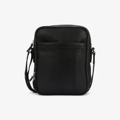 Vancouver|Sacoches>SERGE BLANCO VANCOUVER black leather satchel NOIR
