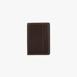 Vancouver|Portefeuilles & Porte-cartes>SERGE BLANCO VANCOUVER Chocolate Small Wallet MILITAIRE
