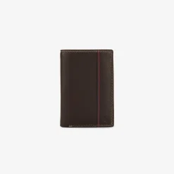 Vancouver|Portefeuilles & Porte-cartes>SERGE BLANCO VANCOUVER wallet 1 flap chocolate NOIR
