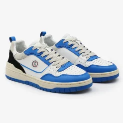 Collection La Vernaz|Le Sportif>SERGE BLANCO Vernaz blue nation sneaker SAND
