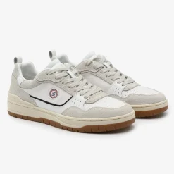 Collection La Vernaz|Le Sportif>SERGE BLANCO Vernaz white canvas sneaker DENIM
