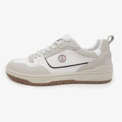 Collection La Vernaz|Le Sportif>SERGE BLANCO Vernaz white canvas sneaker DENIM