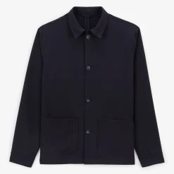 Vestes Worker|Manteaux & Vestes>SERGE BLANCO Waël dark blue jacket TECK