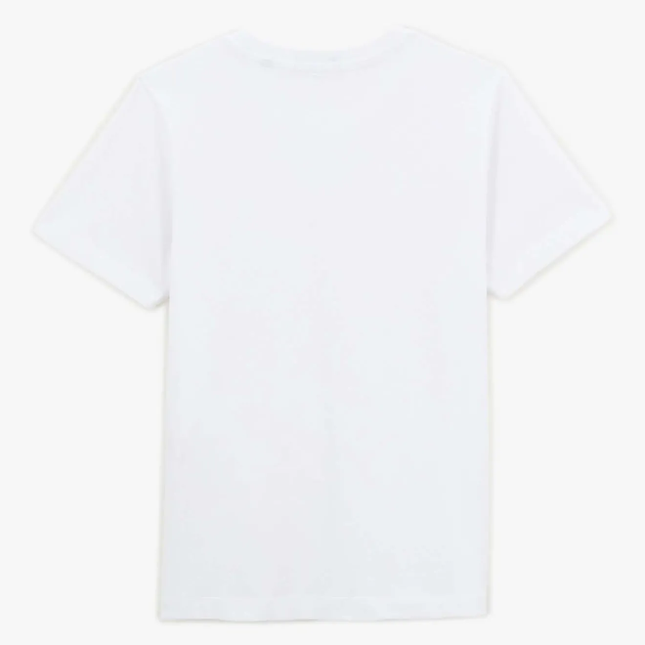 T-shirts|Tel Père, Tel Fils>SERGE BLANCO White Cotton Crew Neck T-Shirt for Boys | GRISCHINE