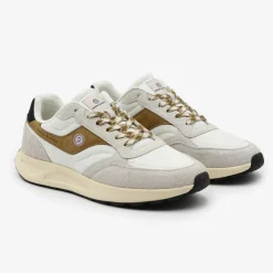 Collection Martin>SERGE BLANCO White Martin Sneaker CITRON
