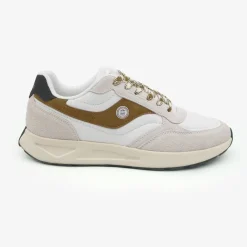 Collection Martin>SERGE BLANCO White Martin Sneaker CITRON
