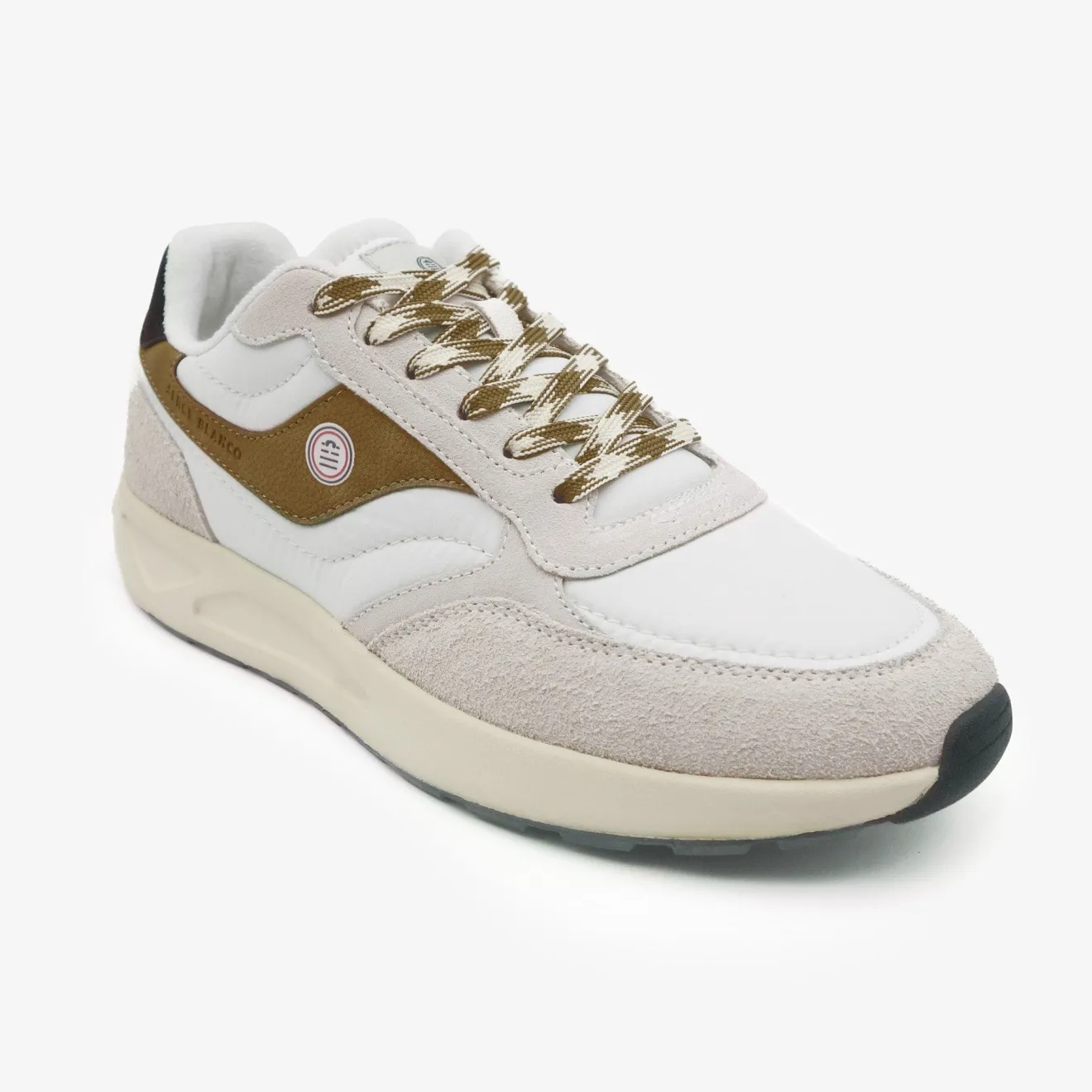 Collection Martin>SERGE BLANCO White Martin Sneaker CITRON