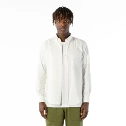 Chemises>SERGE BLANCO White plain long sleeve shirt DENIM