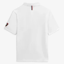 Rugby Club Toulonnais|Polos>SERGE BLANCO White Polo Rugby Club Toulonnais BLANC