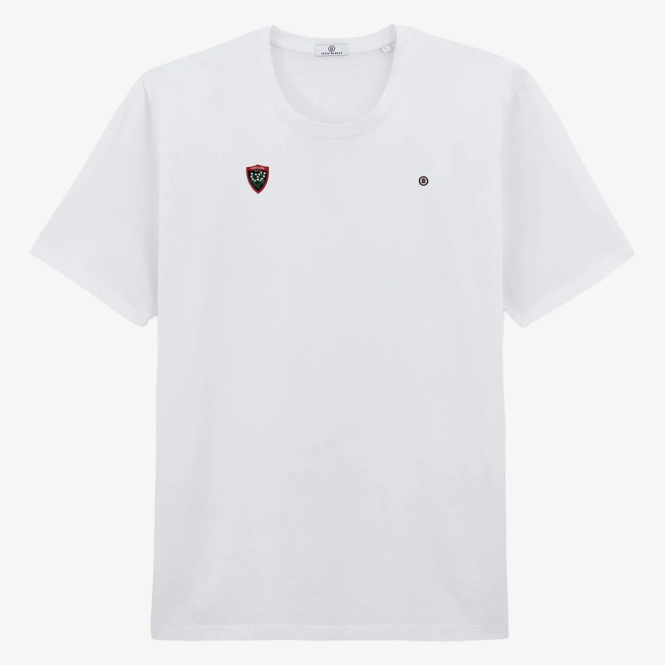 Rugby Club Toulonnais|T-shirts>SERGE BLANCO White Rugby Club Toulonnais T-shirt ARMY