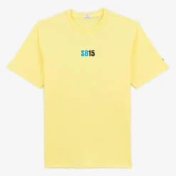 T-shirts>SERGE BLANCO Yuzu Yellow SB15 T-shirt dark navy