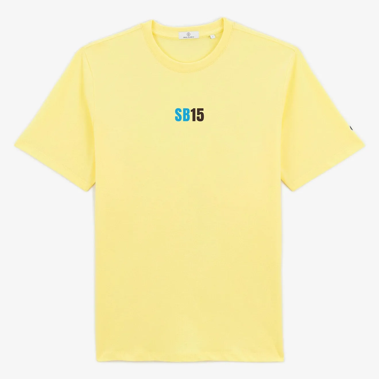 T-shirts>SERGE BLANCO Yuzu Yellow SB15 T-shirt dark navy